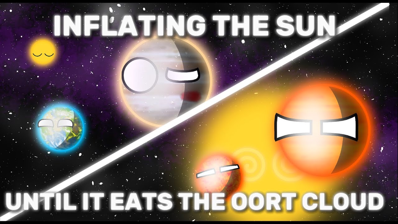 Inflating the Sun until it eats the Oort Cloud!