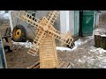 Деревянная декоративная мельница Часть 3 Финал/Wooden decorative mill