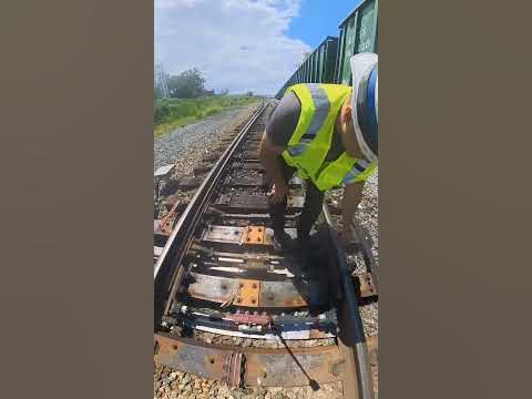 30 day test of M23 railroad switch machine #railroad #signaling #