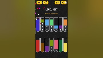 Water sort puzzle level 6587
