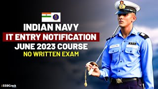 Indian Navy Officers IT Entry Notification (June 2023 Course) Recruitment screenshot 1