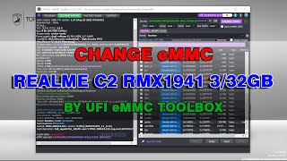 How to Change eMMC Realme C2 RMX1941 to 32GB | SAMSUNG KMGD6001BM-B421 | By UFI eMMC Toolbox
