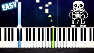 Miniatura del video "Undertale - Megalovania - EASY Piano Tutorial by PlutaX"