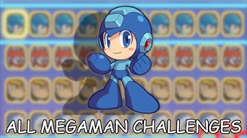 Mega Man Powered Up: All MEGAMAN Challenges (1-10)