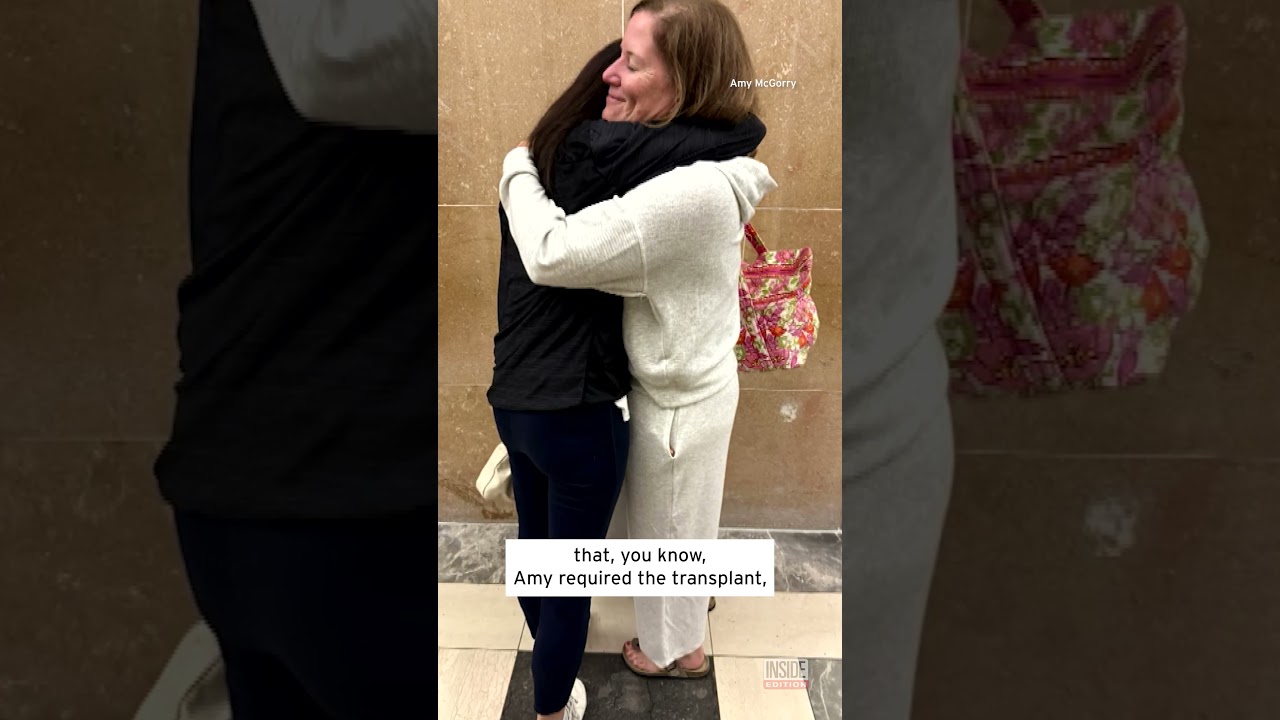 Woman Surprised To Learn Liver Transplant Donor Is Longtime Friend #shorts