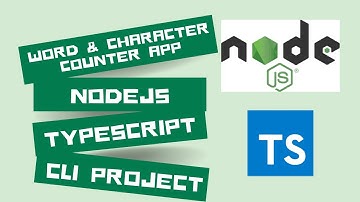 NODEJS TYPESCRIPT CLI ||  WORDS || CHARACTER || COUNTING || APPLICATION