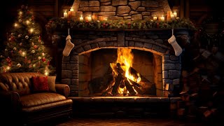 Christmas Piano Music with Warm Fireplace Sounds