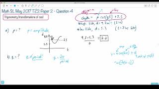 Question 4b — IB Math SL — May 2017 TZ2 Paper 2 — Past IB Exams Solutions