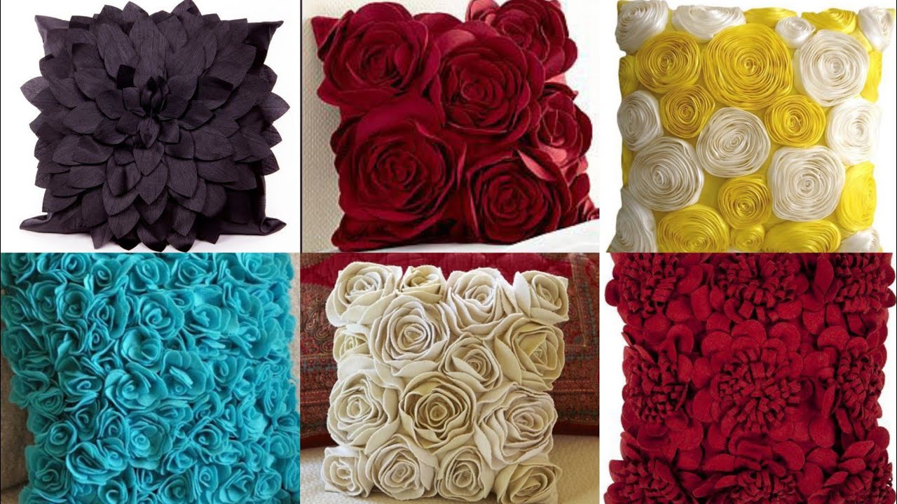 most attractive and creative wedding cussion design/3d flowers style cussion design 2020