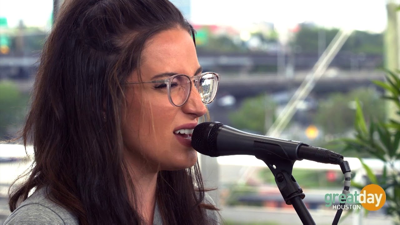 Rachel Price performs her latest single “Sunshine & Rainbows”