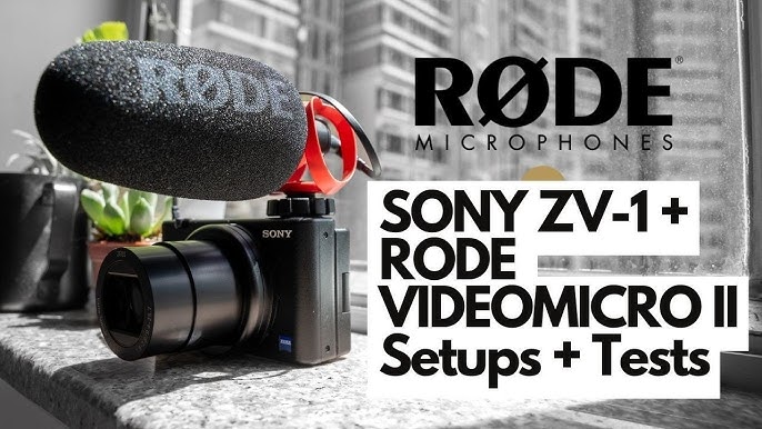 RØDE VideoMicro Micro directionnel compact sur caméra pour la réalisation  de films, la création de contenu et l'enregistrement sur site : :  High-Tech