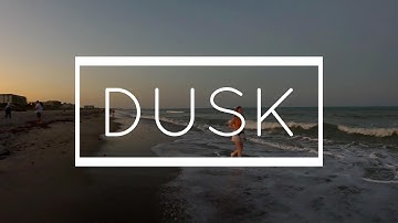 Spring Break Evening on the Beach: Exploring Cocoa Beach, FL at Dusk | ASMR, Meditation, Nature 4KHD