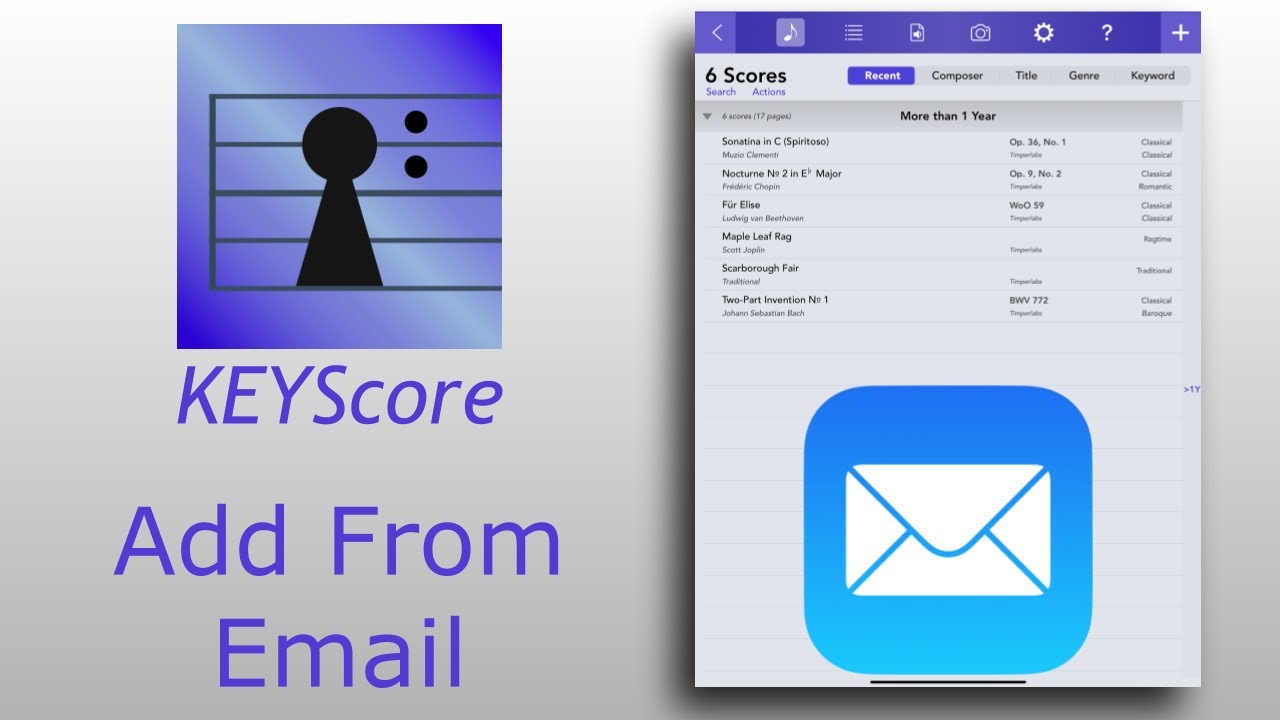KeyScore - Add Scores from Email