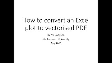 Export Excel or Powerpoint plot to vectorised / vectorized format PDF for LaTeX