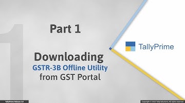 How to Upload GSTR-3B Returns After Exporting MS Excel File from TallyPrime 3.0 || Release 3.0