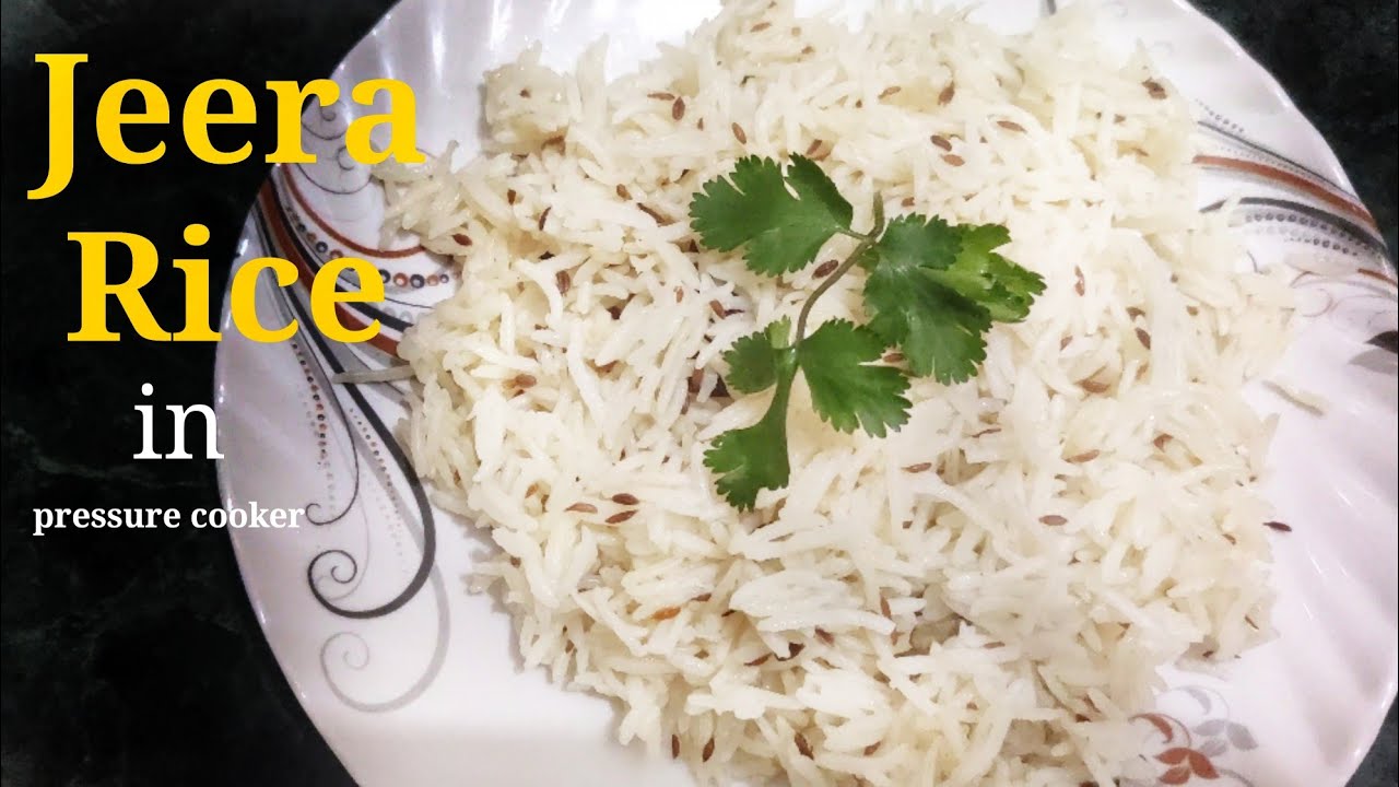 खिले खिले जीरा rice Restaurant Style Jeera Rice In Pressure Cooker
