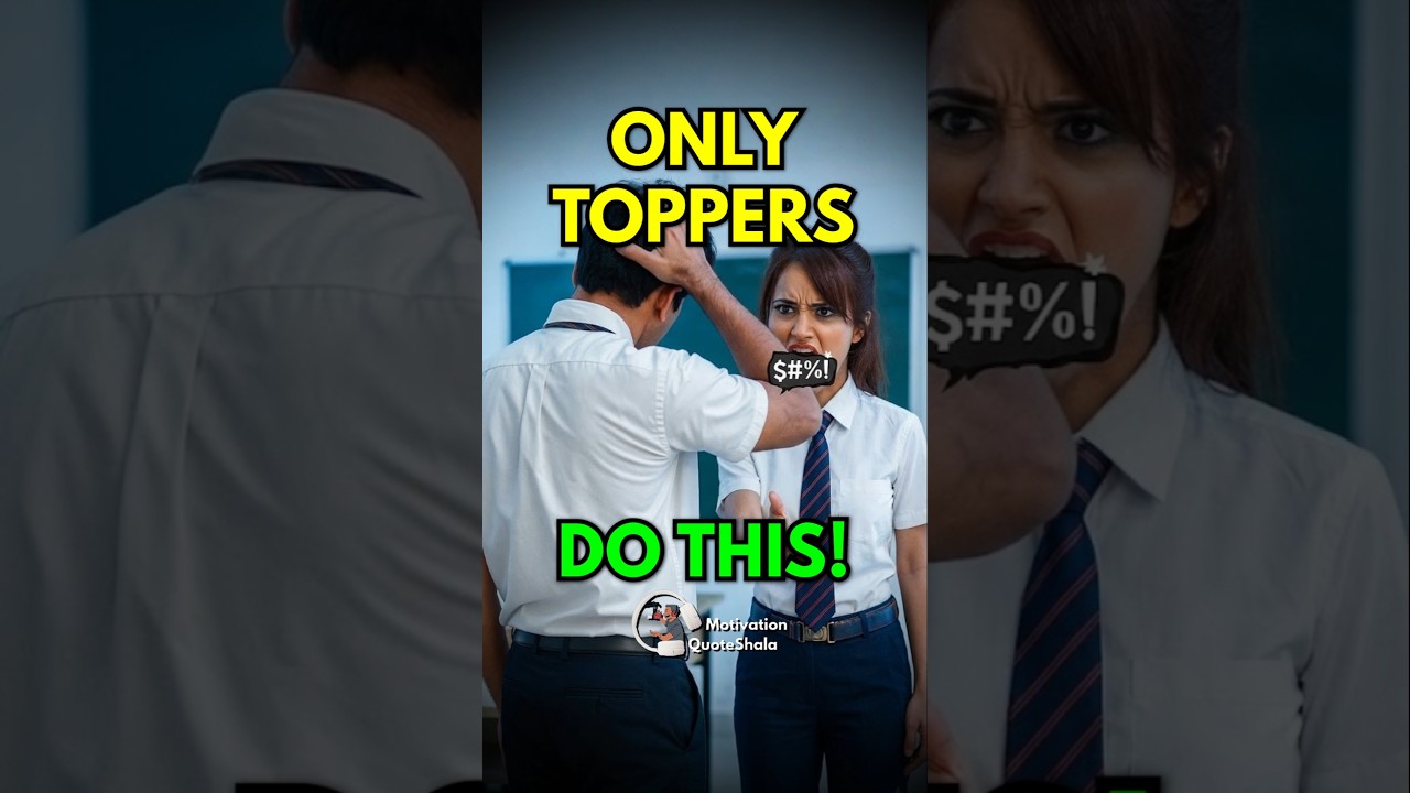 1 Common Habit 😱 in 1 Million Toppers