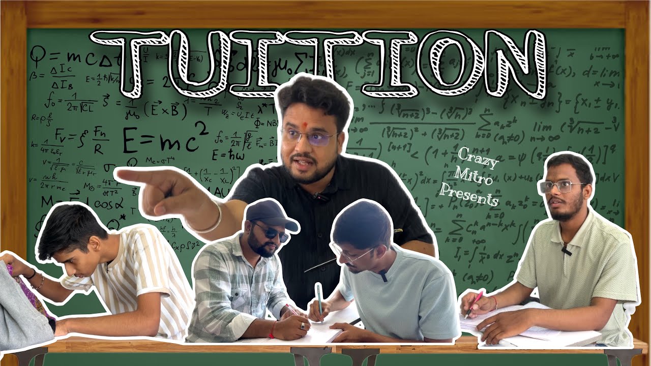 Tuition Story || Gujarati Comedy || Crazy Mitro - YouTube