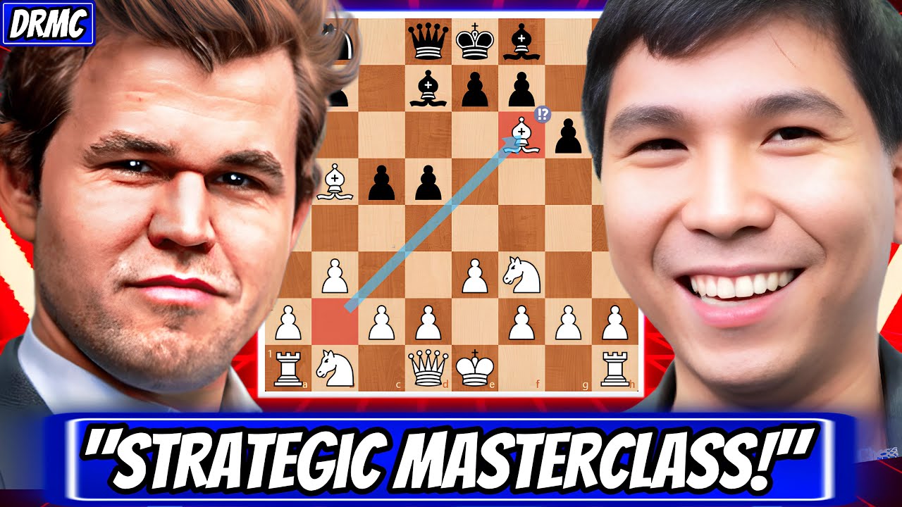 Magnus Carlsen DEMOLISHES Wesley So w/ ULTRA-RARE Opening Streategy! (Champions Chess Tour 2024!)