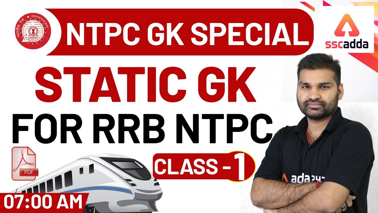 static gk pdf for railway ntpc