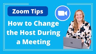 Zoom Tips: How to Change the Host During a Meeting  Logan Clements