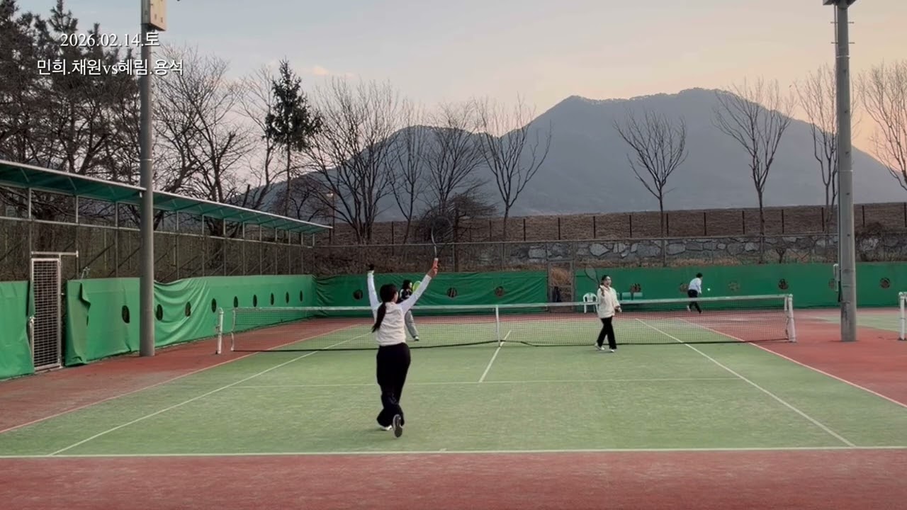 (은배를 이겨버린 6개월미만 테린이들👭🔥)민희.채원vs혜림.용석-26.02.14.토.구례