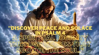 Discover Peace And Solace In Psalm 4 A Spiritual Journey Through Verses That Soothe The Soul