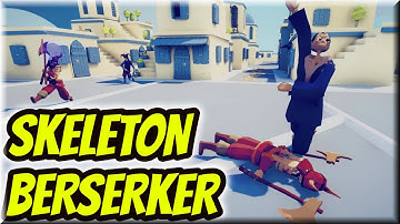 Skeleton Berserker Duo vs Every Faction - TABS MODS GAMEPLAY(1/2)