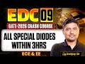 EDC 09 | All Special Diodes | ECE &amp; EE | GATE Crash course