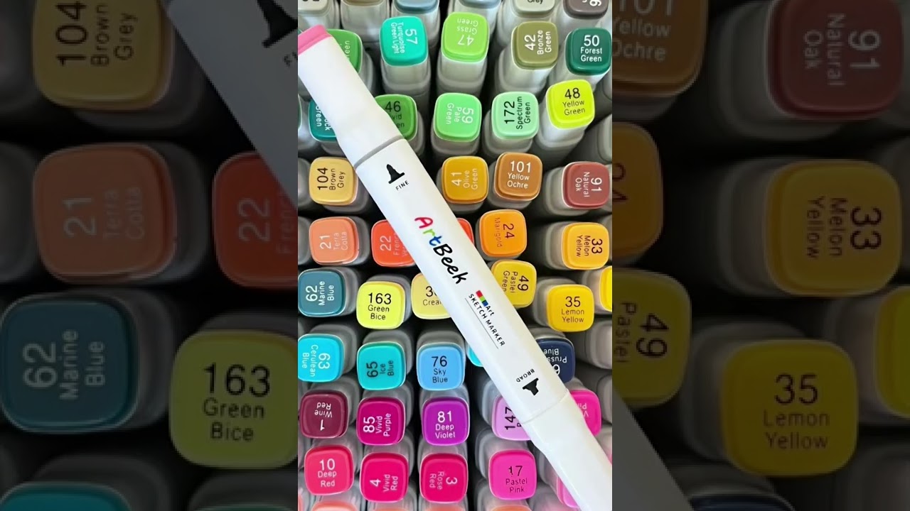 Drawing Portraits with ArtBeek Markers