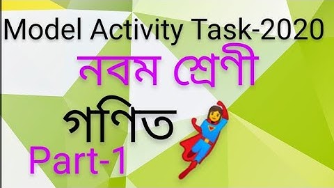 Class 9 Model Activity Task mathematics part 1