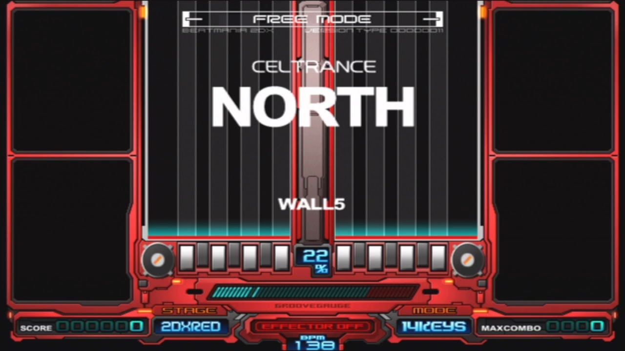 60fps] NORTH (DP 14KEYS) / AutoPlay / WALL5 / CS beatmania IIDX 11