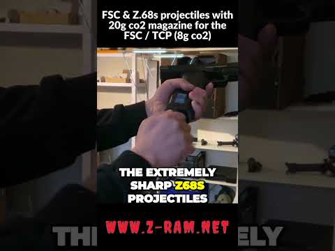 Video preview: 🚀 www.Z-RAM.net 🚀 8g co2 Chroni Test with Z-MAG Magazin for FSC, TCP, RAM Launcher HDR68, HDS68😎