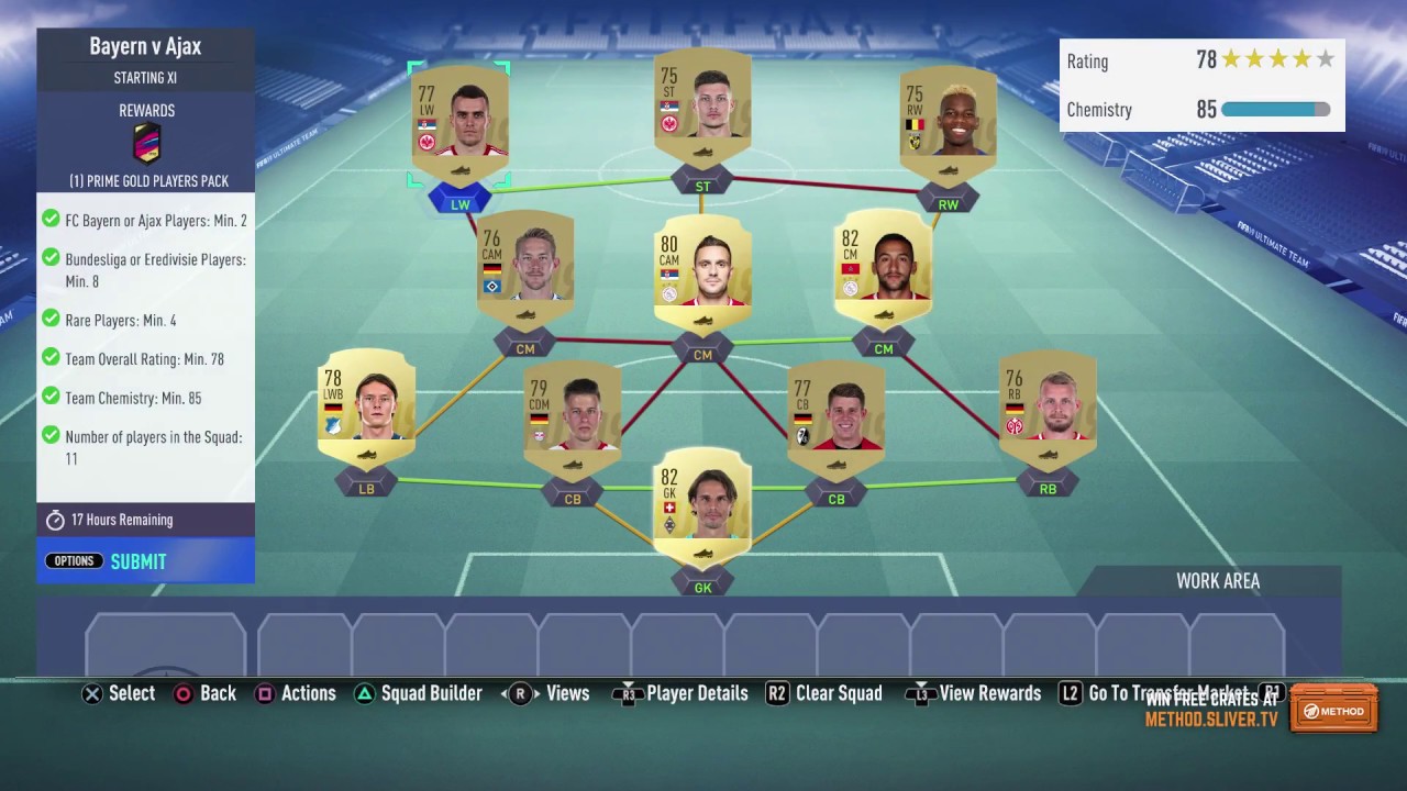 UEFA MARQUEE MATCHUPS SBC! UCL 3 PLAYER PACK!  FIFA 19
