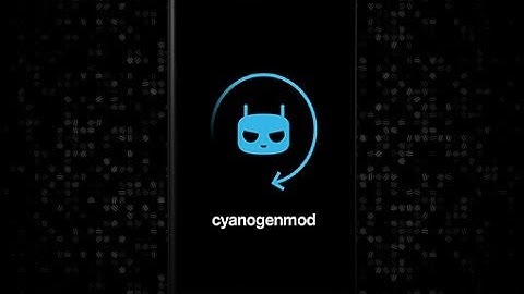 The new CyanogenMod Bootanimation