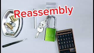 How to reassemble a padlock #lockpicking #locksport #padlock