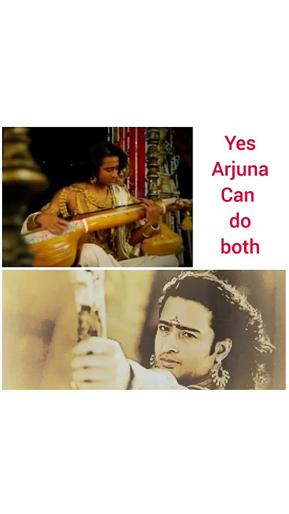 Arjuna - Archer  Musician - He can do both  #arjuna #arjun #mahabharat