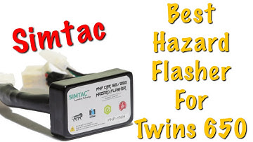 Simtac Hazard Flasher for Interceptor 650 | 20 patterns | Best visibility