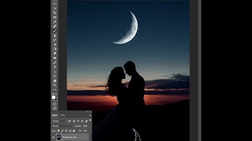 How to add the Moon to any photo in photoshop #shorts #photoshop