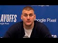 Nikola Jokic talks Game 3 Blowout win, FULL Postgame Interview 🎤