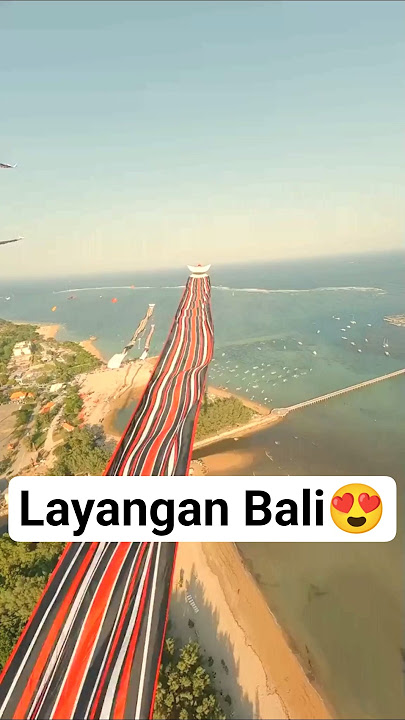 Penampakan Layangan Janggan di udara #layanganjanggan #layanganbali #kite #kiteflying #kitefestival
