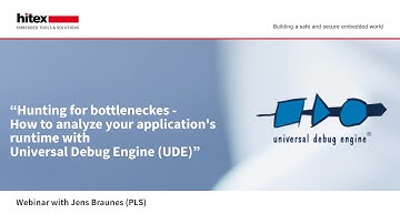 Hitex Webinar with PLS: Hunting for bottlenecks