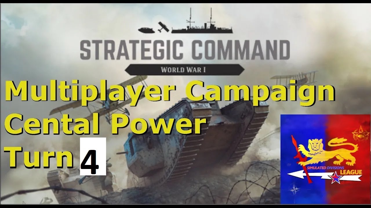 Strategic Command WW1 MP, Turn 4, Army Group Norths first move!