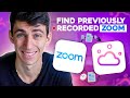 How to Get Transcripts of Previously Recorded Zoom Meetings