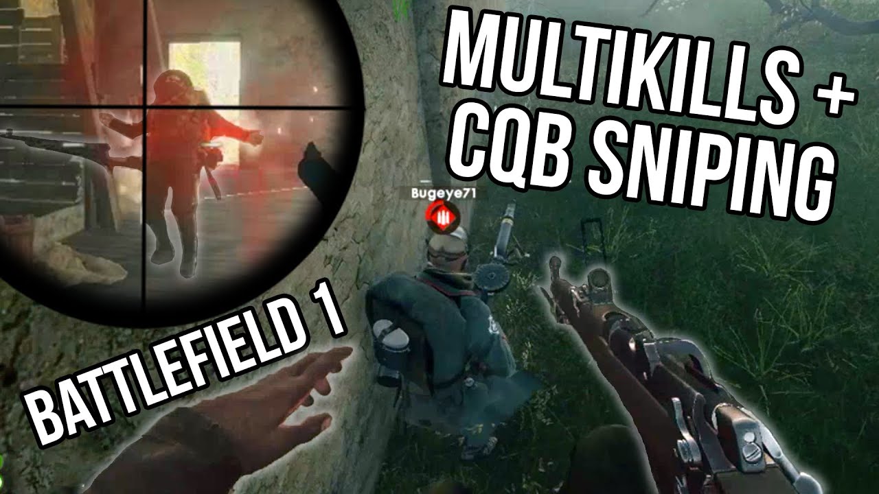 BATTLEFIELD 1 AGGRESSIVE SNIPING + MULTIKILLS | BF1 Alpha