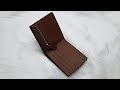 [가죽공예]반지갑Ver1.01 만들기 / [Leather craft]making a Bifold wallet