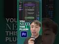 Edit quicker in Adobe Premiere using this plugin #adobe #premierepro