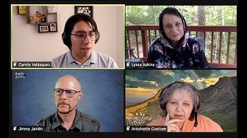 Agile Coaching: Lyssa Adkins, Jimmy Janlen, Antoinette Coetzee, Camilo Velasquez y Damián Buonamico.