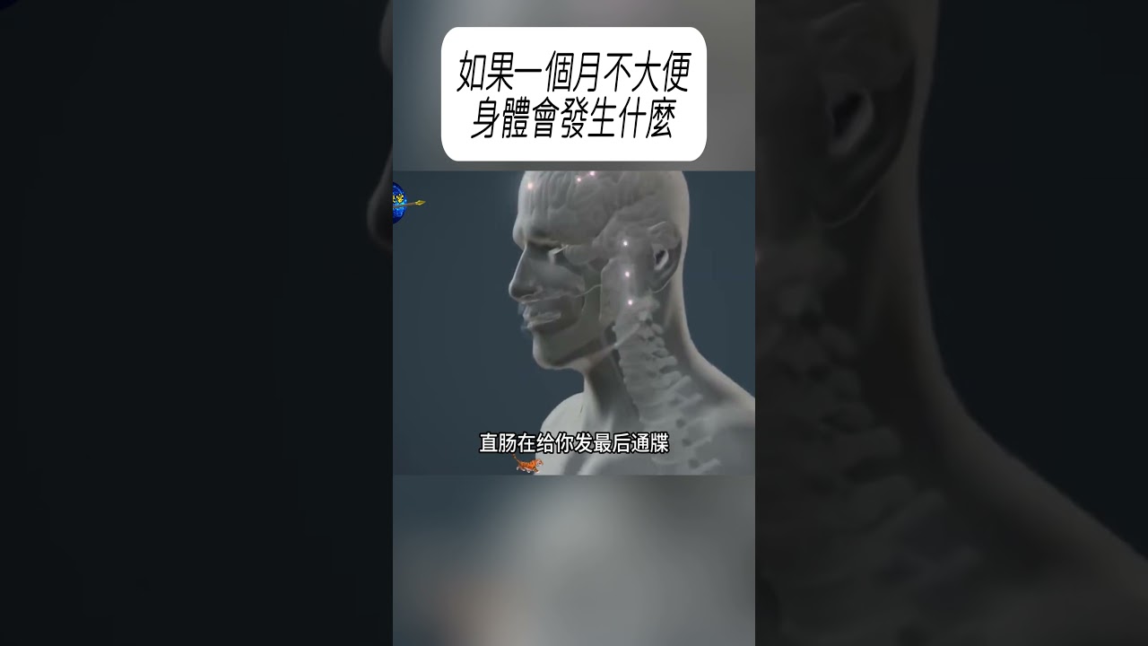 如果一個月不大便身體會發生什麼? 