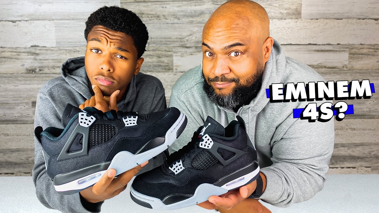 Watch Before You Buy! Air Jordan 4 Black Canvas | Unboxing - YouTube